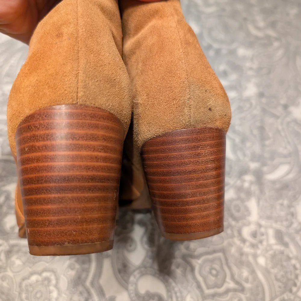 Aldo Brown Leather Ankle Booties - Picture 4 of 7